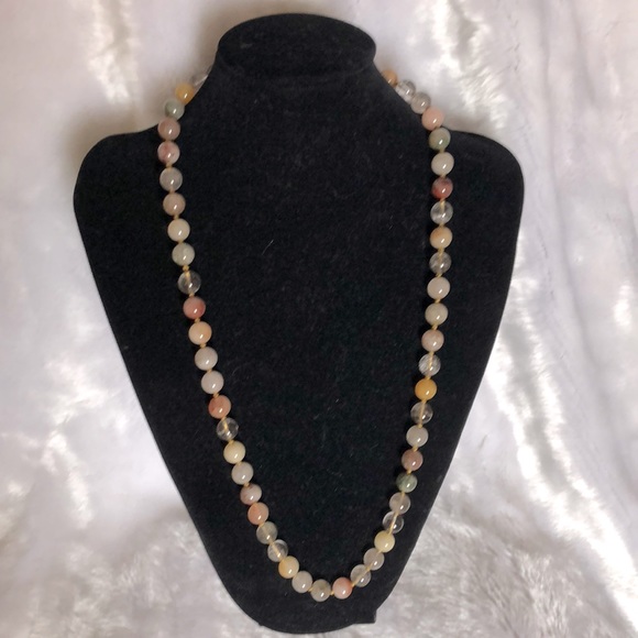 Multiple rutilated quartz necklace - Picture 1 of 3